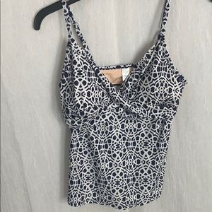 Tropical Escape bathing suit top size 10